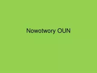 nowotwory oun