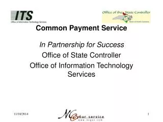 Common Payment Service