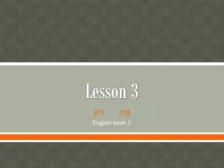 lesson 3
