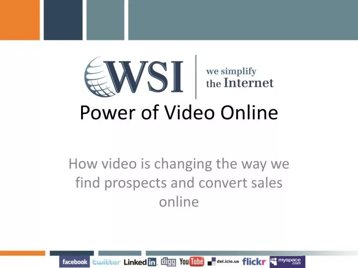 power of video online