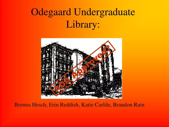 odegaard undergraduate library