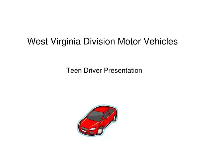 west virginia division motor vehicles