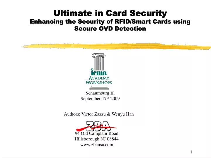 ultimate in card security enhancing the security of rfid smart cards using secure ovd detection