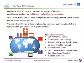 New Voice International