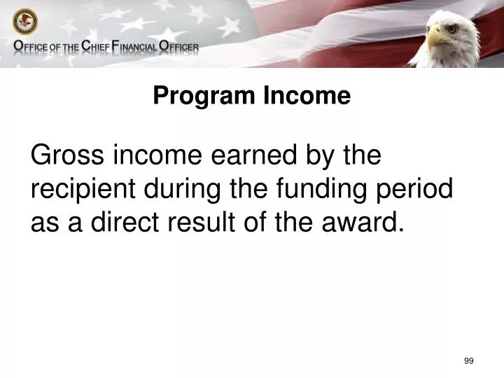 program income