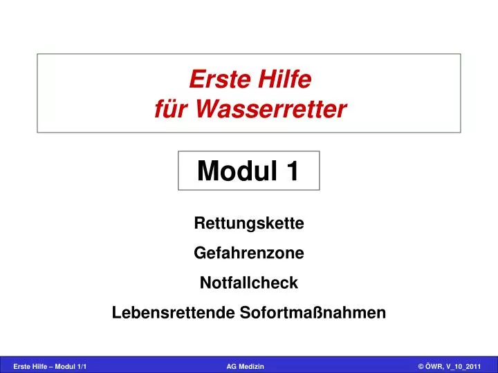 erste hilfe f r wasserretter