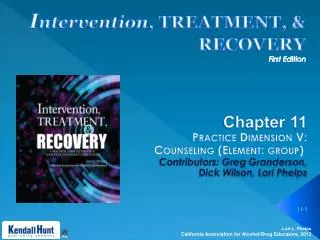i ntervention treatment recovery first edition