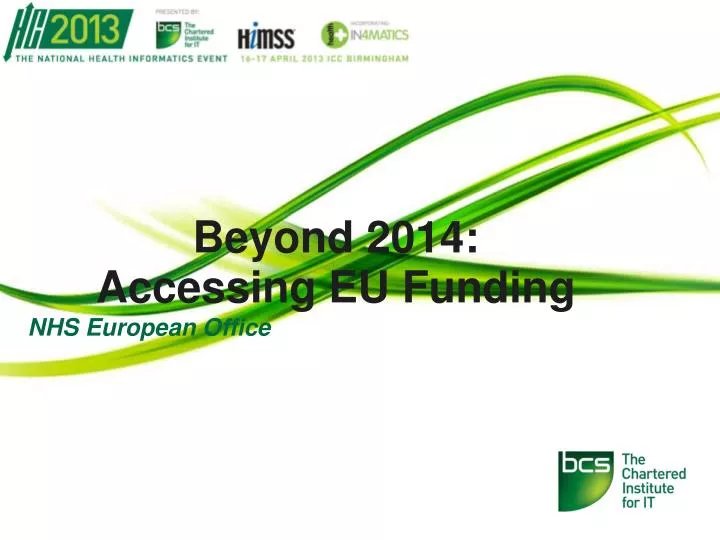 beyond 2014 accessing eu funding
