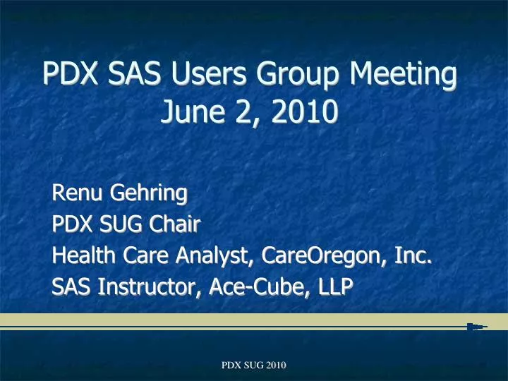 renu gehring pdx sug chair health care analyst careoregon inc sas instructor ace cube llp