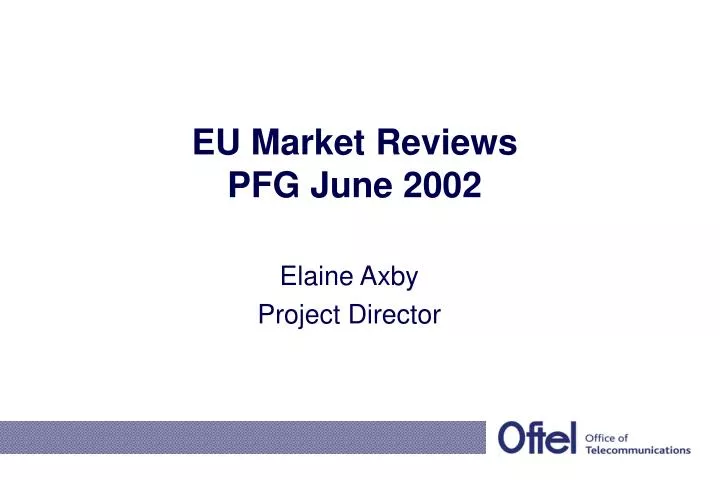 eu market reviews pfg june 2002