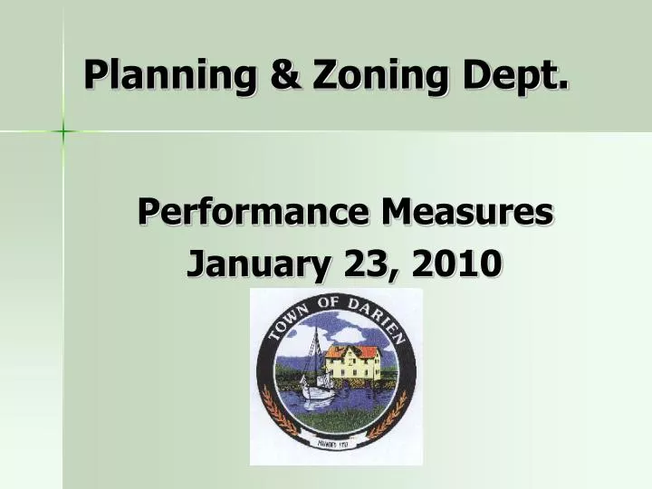 planning zoning dept