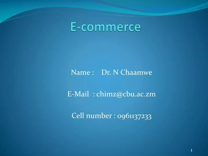 e commerce