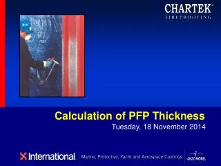 Calculation of PFP Thickness