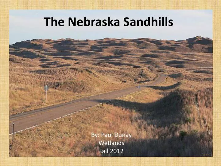 the nebraska sandhills