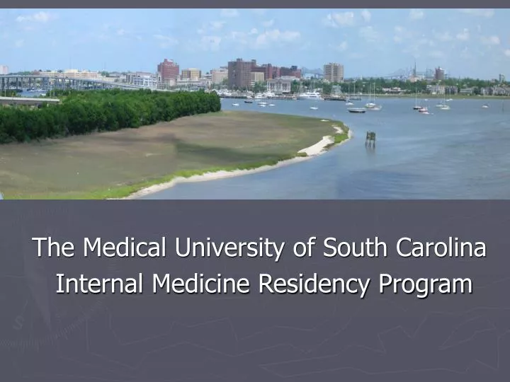 the medical university of south carolina internal medicine residency program