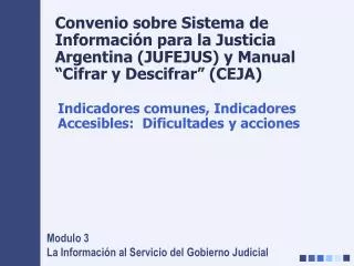 modulo 3 la informaci n al servicio del gobierno judicial