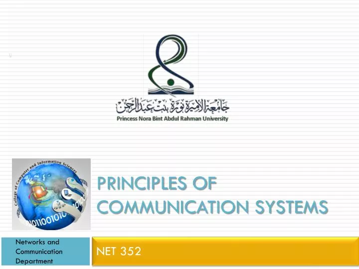 principles of communication systems