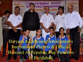 National Kickboxing Championship 2014 upcoming at Faridabad