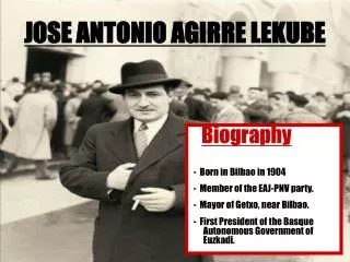 JOSE ANTONIO AGIRRE LEKUBE