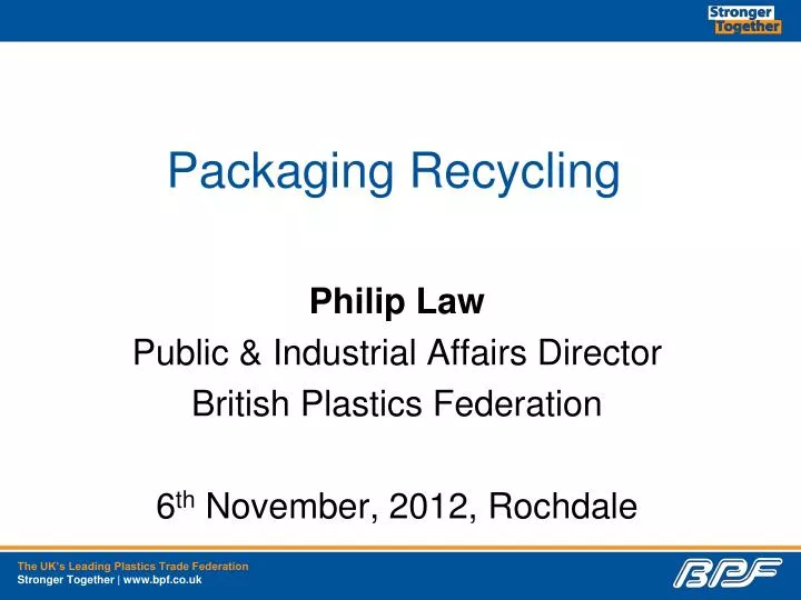 packaging recycling