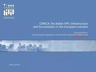 CINECA: the Italian HPC infrastructure and his evolution in the European scenario