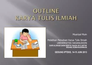 outline karya tulis ilmiah