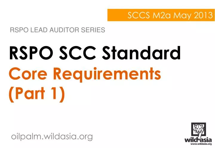 rspo scc standard core requirements part 1