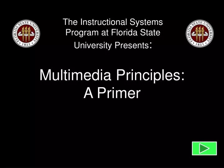 the instructional systems program at florida state university presents