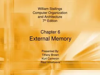 William Stallings Computer Organization and Architecture 7 th Edition