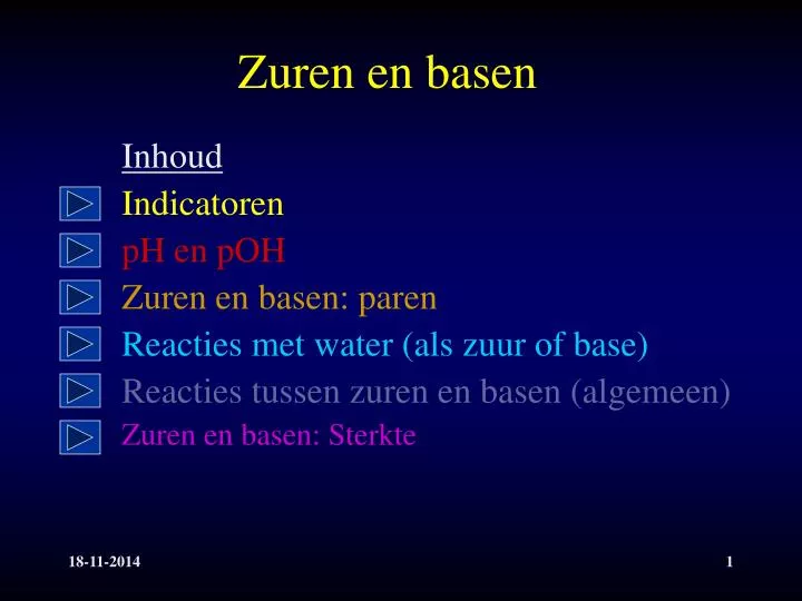 zuren en basen