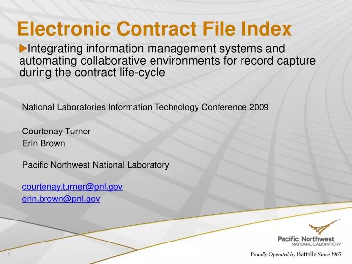 electronic contract file index