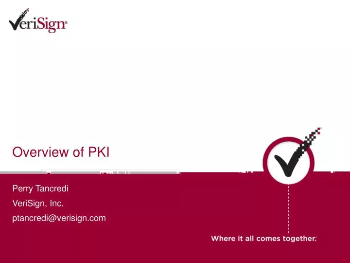overview of pki