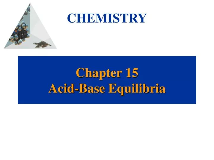 chapter 15 acid base equilibria