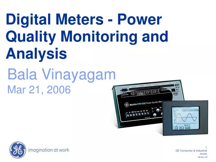 digital meters power quality monitoring and analysis