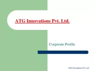 ATG Innovations Pvt. Ltd.