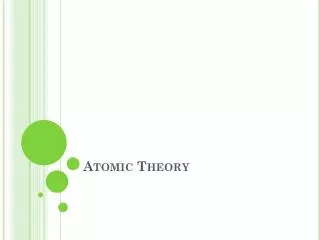 Atomic Theory