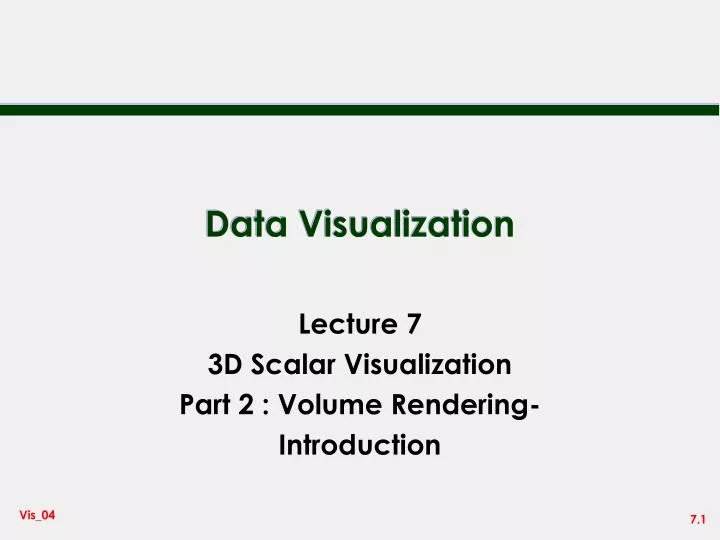 data visualization