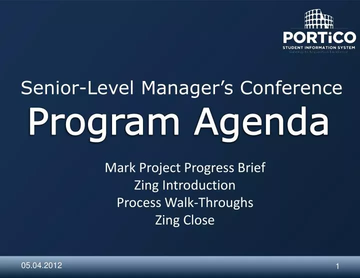 senior level manager s conference