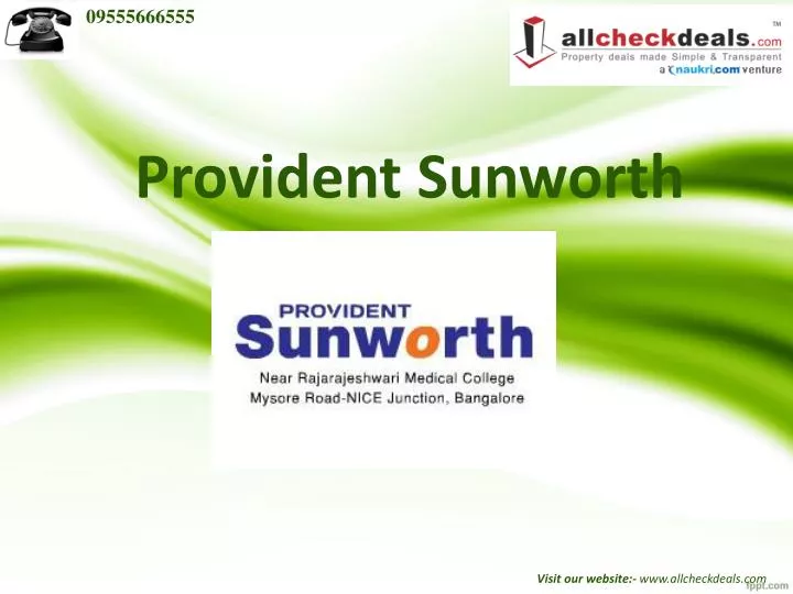 provident sunworth