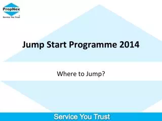 Jump Start Programme 2014