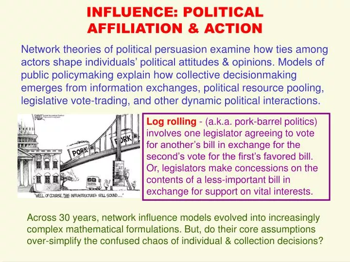 influence political affiliation action