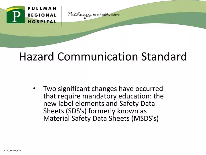 hazard communication standard