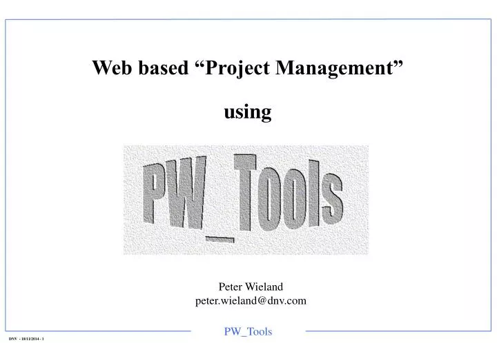 web based project management using