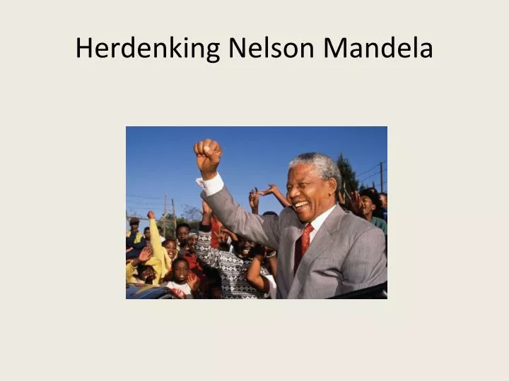 herdenking nelson mandela