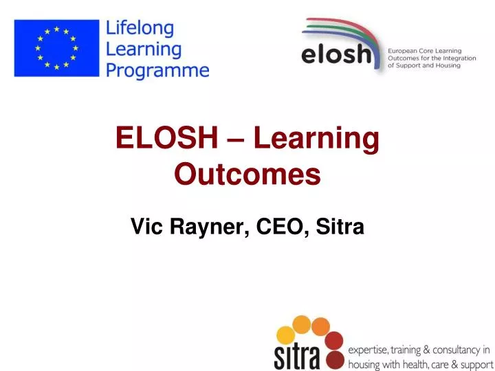 elosh learning outcomes