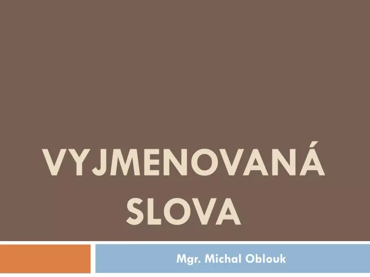 vyjmenovan slova