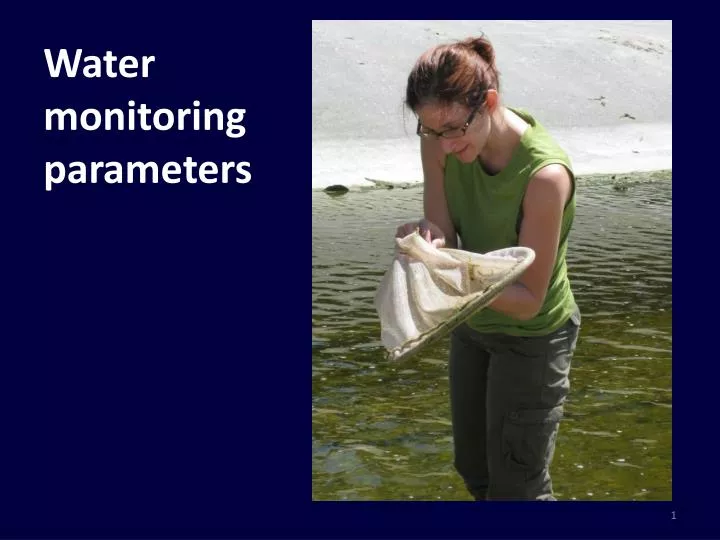 water monitoringparameters