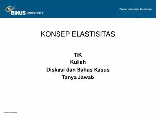 konsep elastisitas