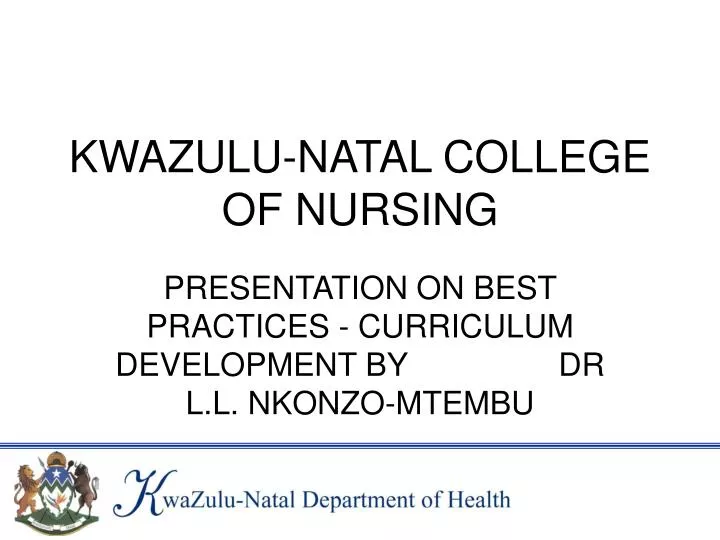 kwazulu natal college of nursing