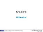 Chapter 5 Diffusion